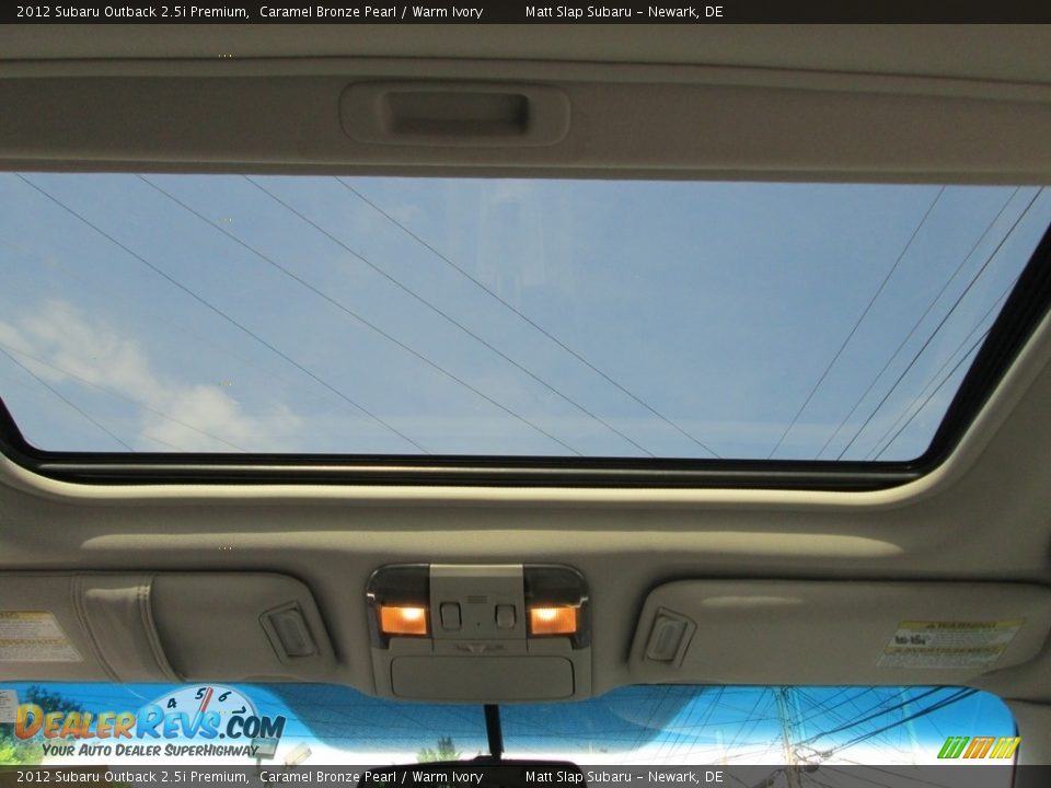 2012 Subaru Outback 2.5i Premium Caramel Bronze Pearl / Warm Ivory Photo #21