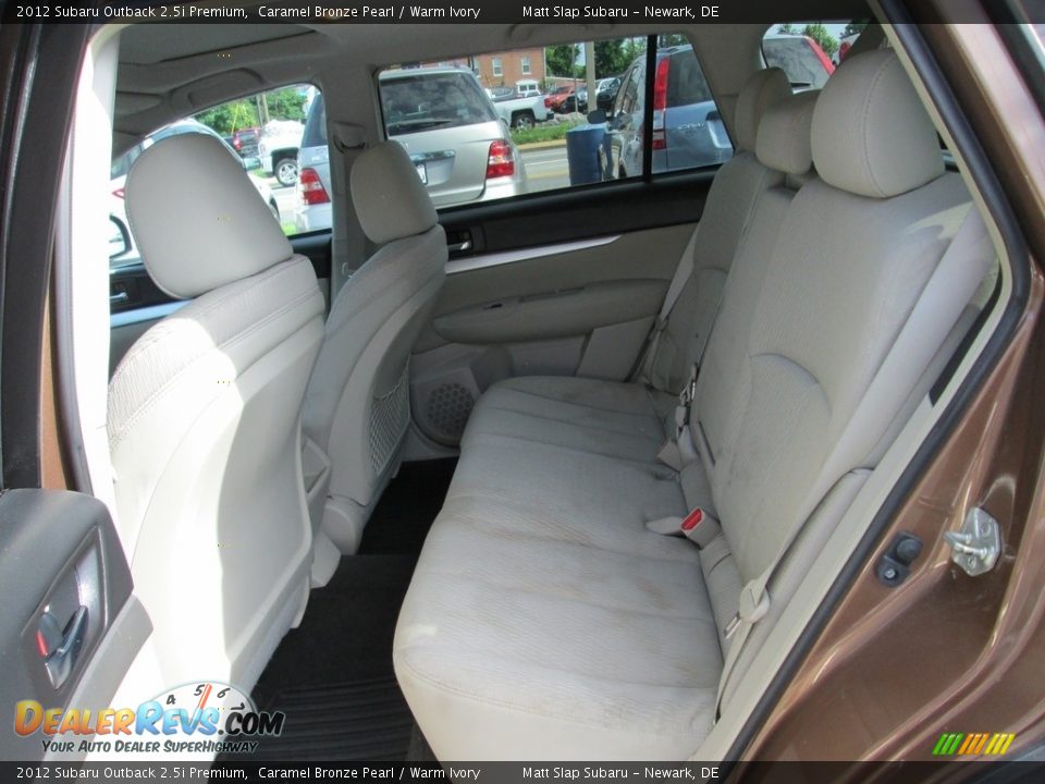 2012 Subaru Outback 2.5i Premium Caramel Bronze Pearl / Warm Ivory Photo #22