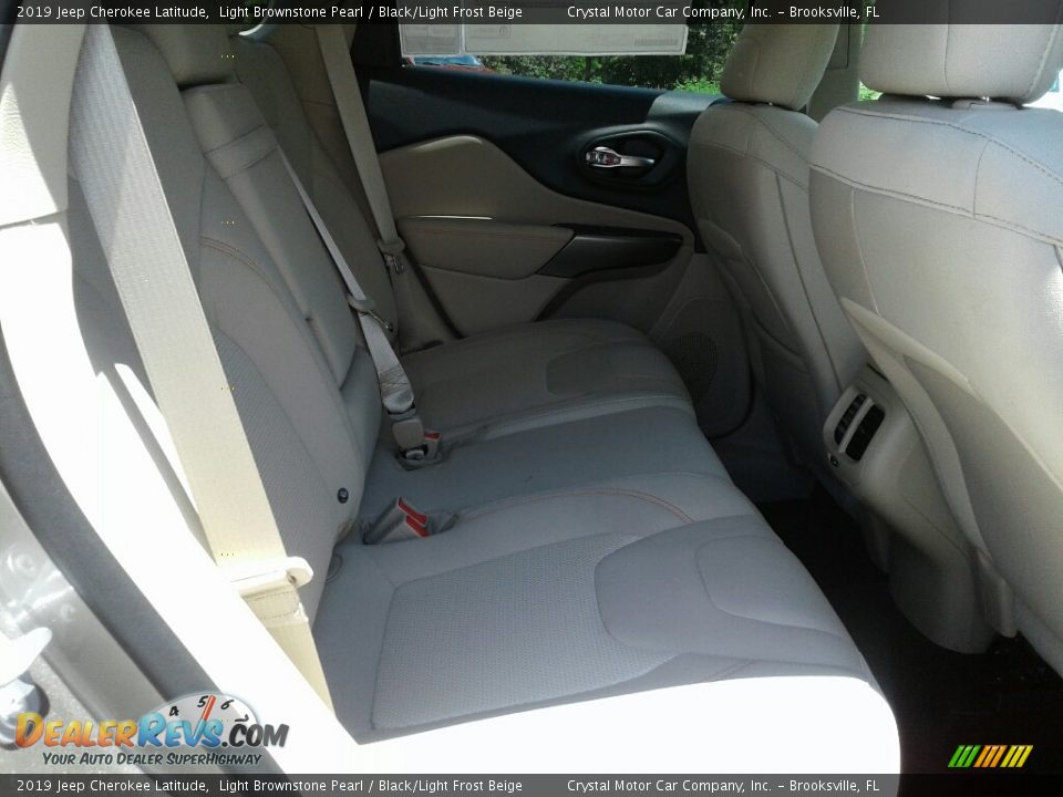 2019 Jeep Cherokee Latitude Light Brownstone Pearl / Black/Light Frost Beige Photo #11