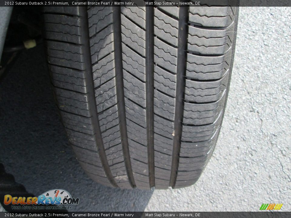 2012 Subaru Outback 2.5i Premium Caramel Bronze Pearl / Warm Ivory Photo #24