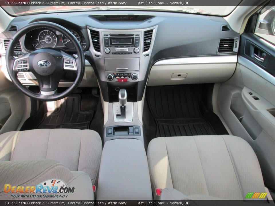 2012 Subaru Outback 2.5i Premium Caramel Bronze Pearl / Warm Ivory Photo #25