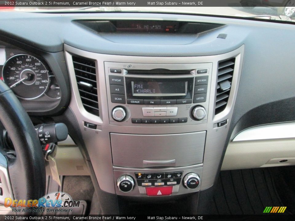 2012 Subaru Outback 2.5i Premium Caramel Bronze Pearl / Warm Ivory Photo #26