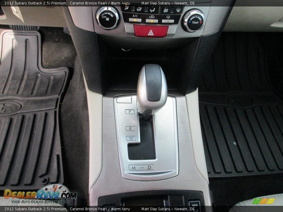 2012 Subaru Outback 2.5i Premium Caramel Bronze Pearl / Warm Ivory Photo #27