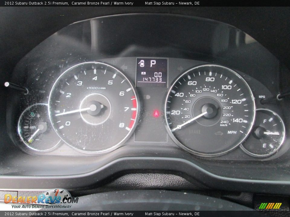 2012 Subaru Outback 2.5i Premium Caramel Bronze Pearl / Warm Ivory Photo #28