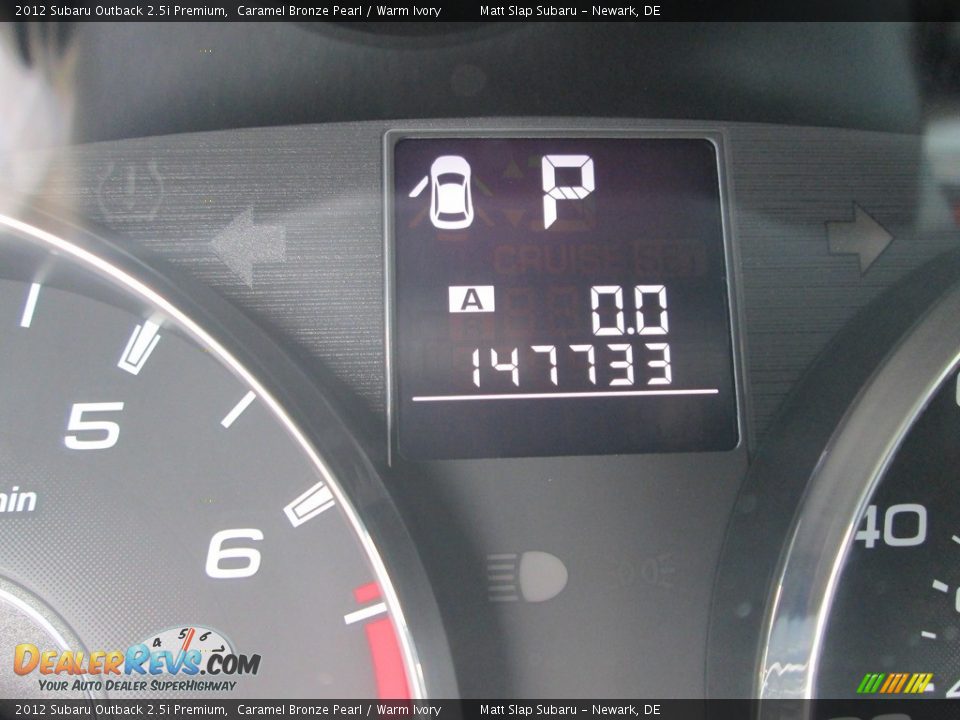 2012 Subaru Outback 2.5i Premium Caramel Bronze Pearl / Warm Ivory Photo #29