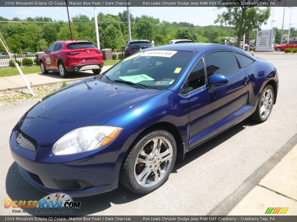 2009 Mitsubishi Eclipse GS Coupe Maizen Blue Pearl / Dark Charcoal Photo #5