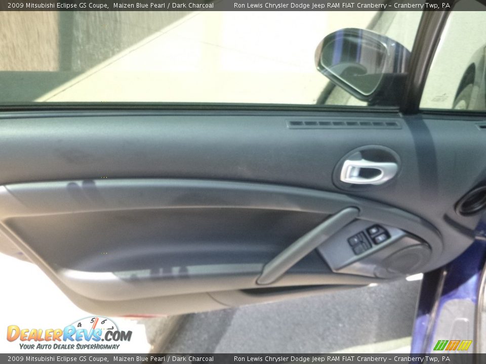 2009 Mitsubishi Eclipse GS Coupe Maizen Blue Pearl / Dark Charcoal Photo #14