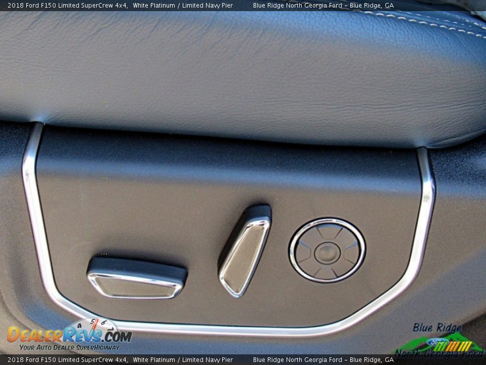2018 Ford F150 Limited SuperCrew 4x4 White Platinum / Limited Navy Pier Photo #12