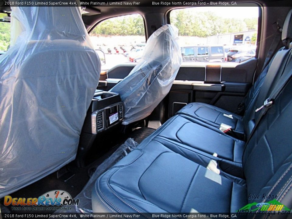 2018 Ford F150 Limited SuperCrew 4x4 White Platinum / Limited Navy Pier Photo #13