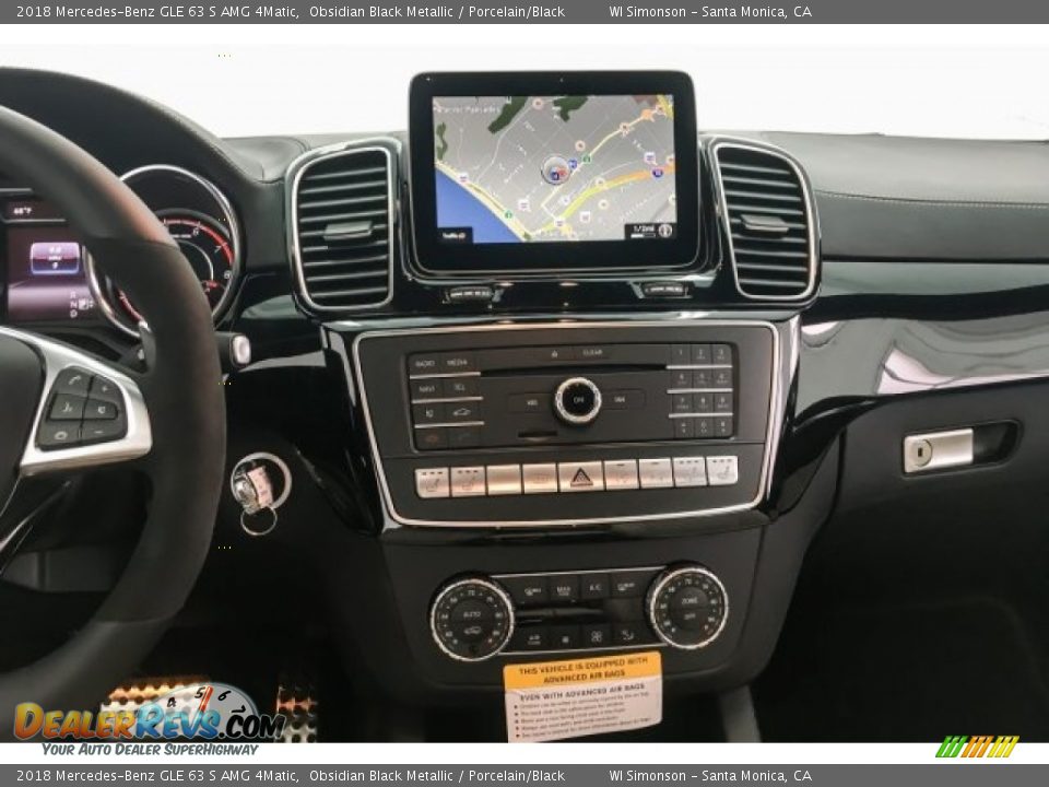 2018 Mercedes-Benz GLE 63 S AMG 4Matic Obsidian Black Metallic / Porcelain/Black Photo #5