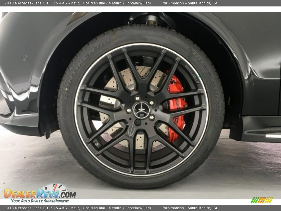 2018 Mercedes-Benz GLE 63 S AMG 4Matic Obsidian Black Metallic / Porcelain/Black Photo #7