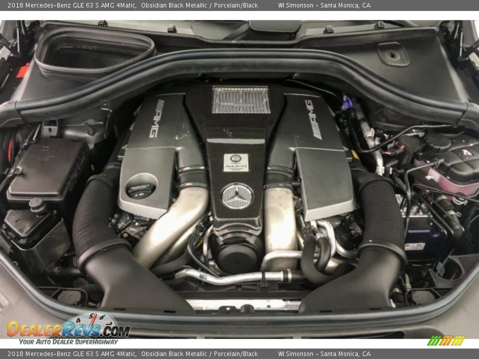 2018 Mercedes-Benz GLE 63 S AMG 4Matic 5.5 Liter AMG DI biturbo DOHC 32-Valve VVT V8 Engine Photo #8