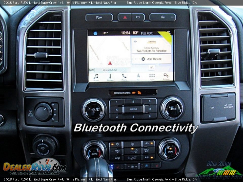 2018 Ford F150 Limited SuperCrew 4x4 White Platinum / Limited Navy Pier Photo #17