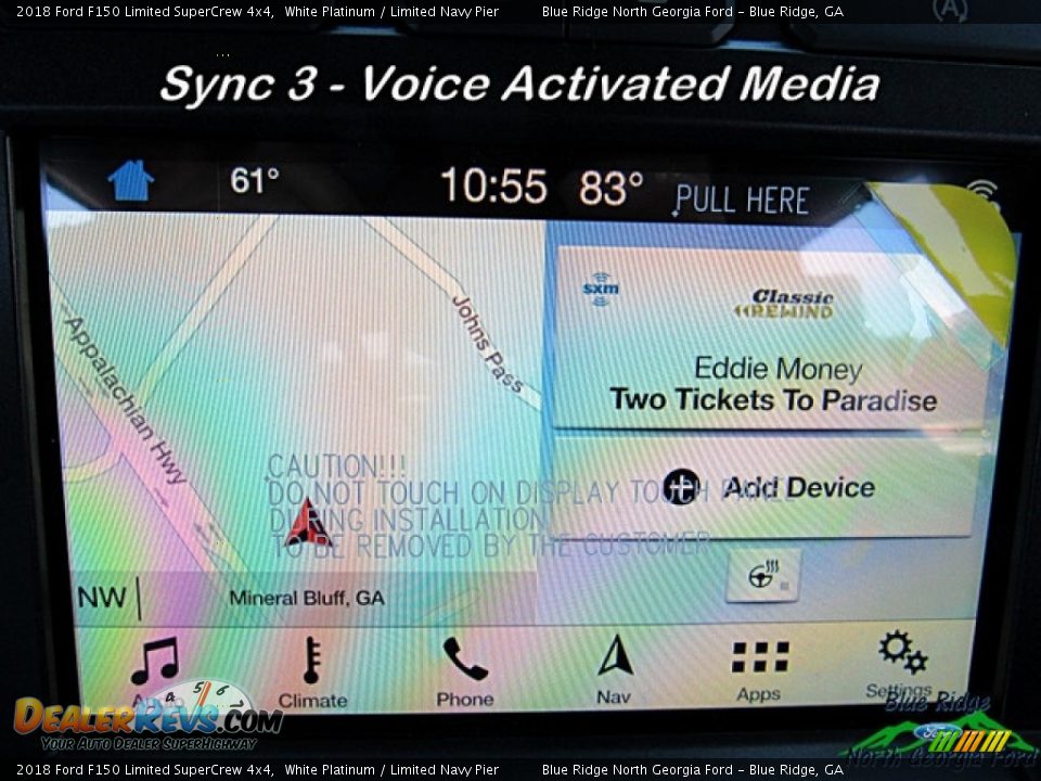 2018 Ford F150 Limited SuperCrew 4x4 White Platinum / Limited Navy Pier Photo #18