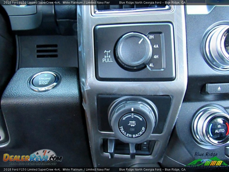 2018 Ford F150 Limited SuperCrew 4x4 White Platinum / Limited Navy Pier Photo #23