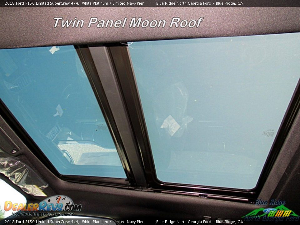 2018 Ford F150 Limited SuperCrew 4x4 White Platinum / Limited Navy Pier Photo #25