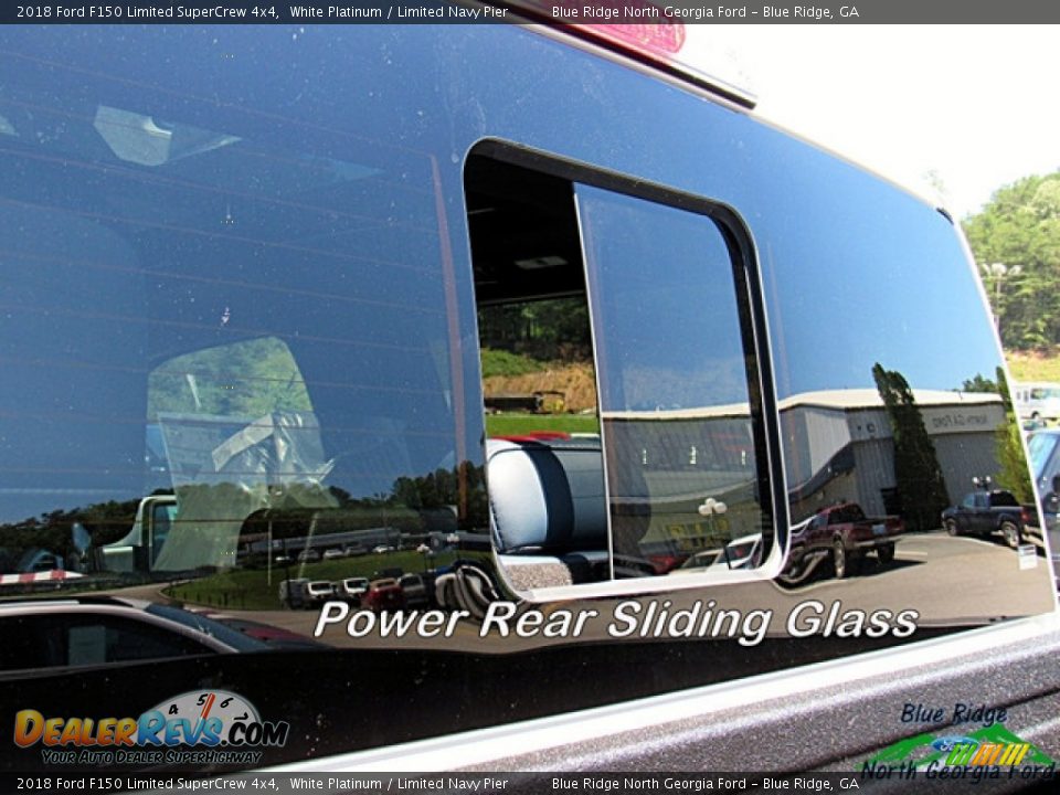 2018 Ford F150 Limited SuperCrew 4x4 White Platinum / Limited Navy Pier Photo #26