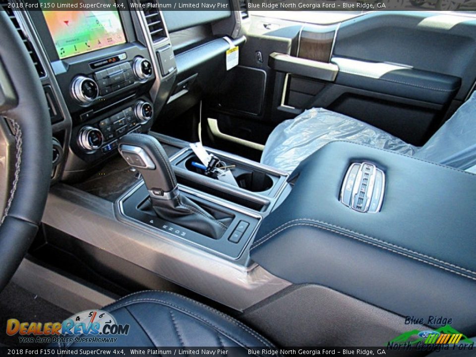 2018 Ford F150 Limited SuperCrew 4x4 White Platinum / Limited Navy Pier Photo #28