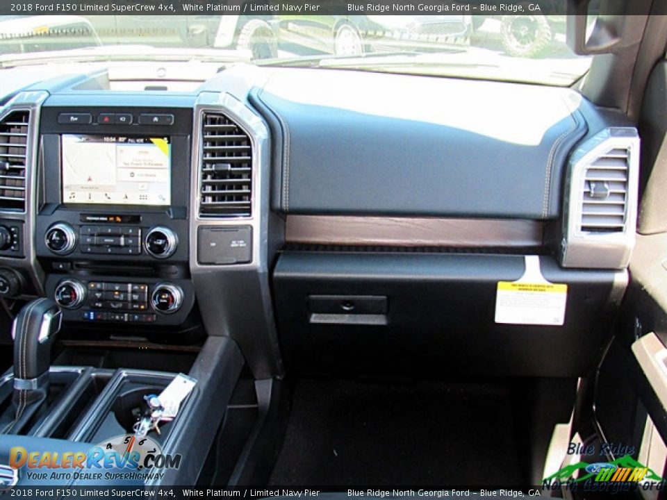 2018 Ford F150 Limited SuperCrew 4x4 White Platinum / Limited Navy Pier Photo #31