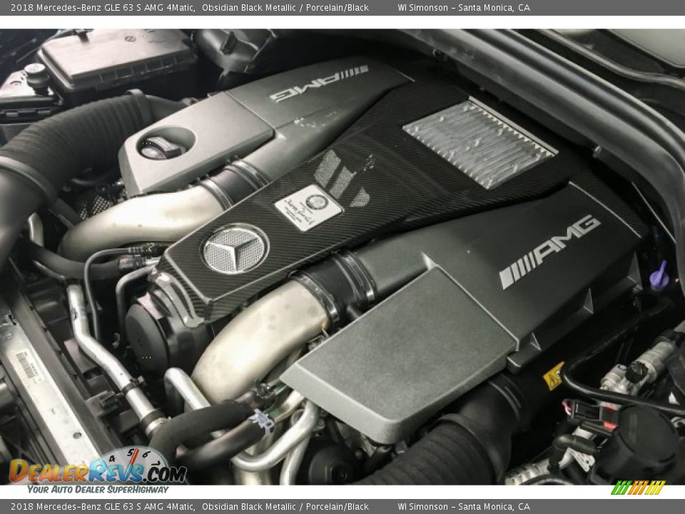 2018 Mercedes-Benz GLE 63 S AMG 4Matic 5.5 Liter AMG DI biturbo DOHC 32-Valve VVT V8 Engine Photo #31
