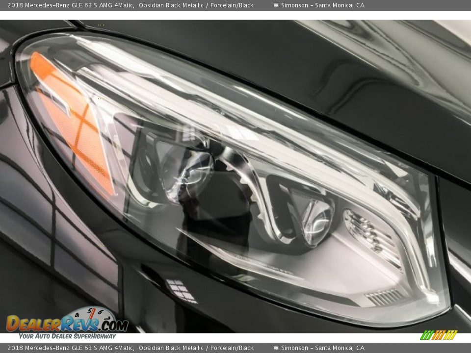 2018 Mercedes-Benz GLE 63 S AMG 4Matic Obsidian Black Metallic / Porcelain/Black Photo #32