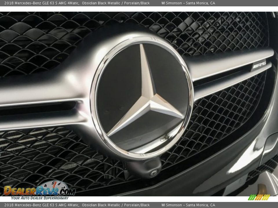 2018 Mercedes-Benz GLE 63 S AMG 4Matic Obsidian Black Metallic / Porcelain/Black Photo #33
