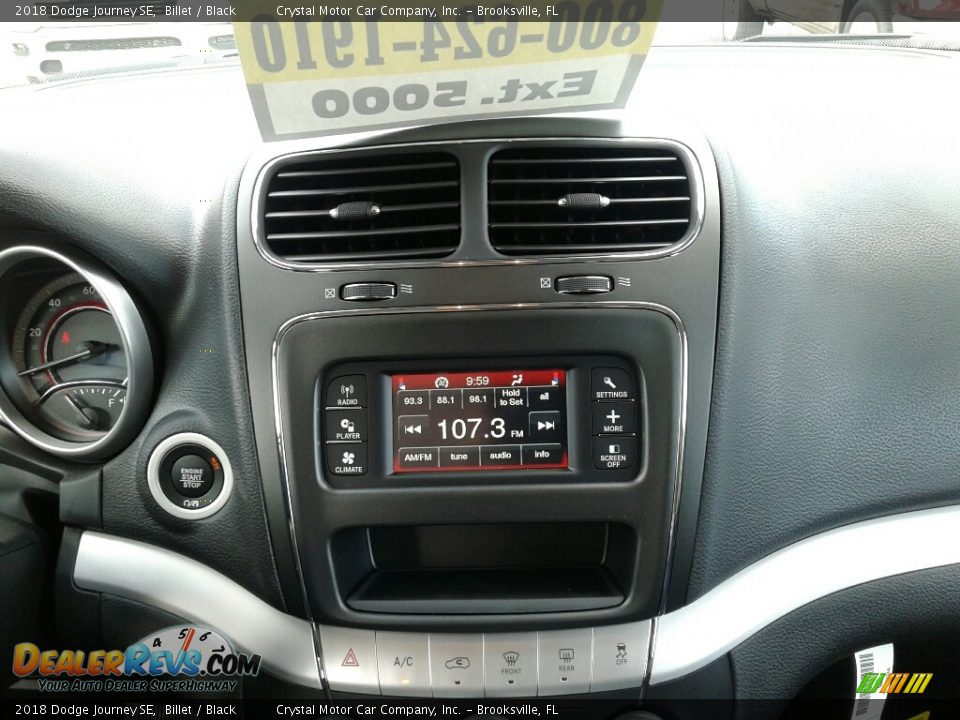 2018 Dodge Journey SE Billet / Black Photo #15