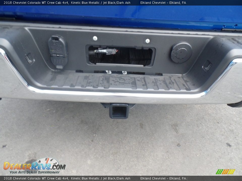 2018 Chevrolet Colorado WT Crew Cab 4x4 Kinetic Blue Metallic / Jet Black/Dark Ash Photo #10