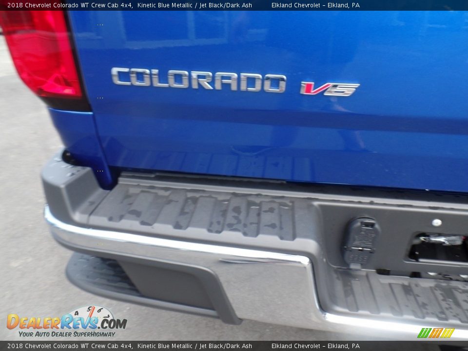 2018 Chevrolet Colorado WT Crew Cab 4x4 Kinetic Blue Metallic / Jet Black/Dark Ash Photo #11