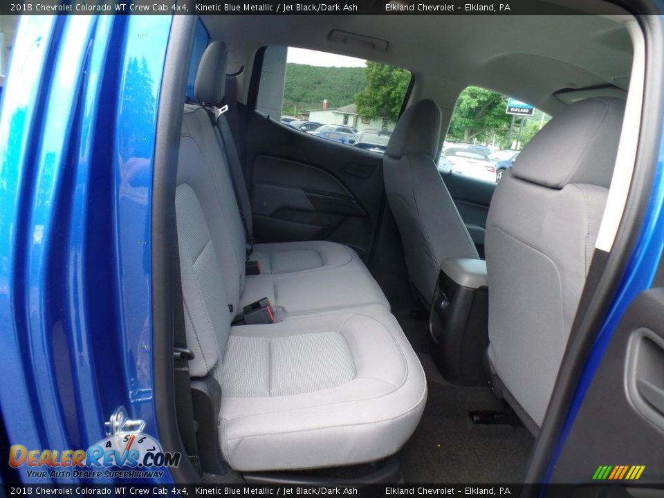 2018 Chevrolet Colorado WT Crew Cab 4x4 Kinetic Blue Metallic / Jet Black/Dark Ash Photo #36