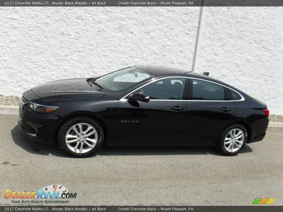2017 Chevrolet Malibu LT Mosaic Black Metallic / Jet Black Photo #2