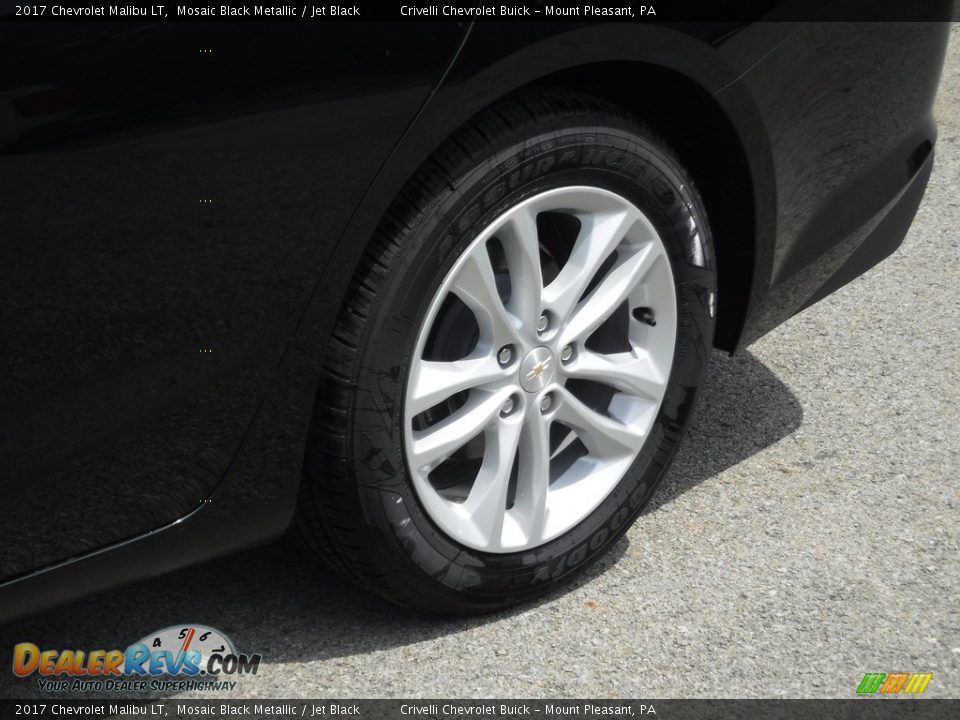2017 Chevrolet Malibu LT Mosaic Black Metallic / Jet Black Photo #3