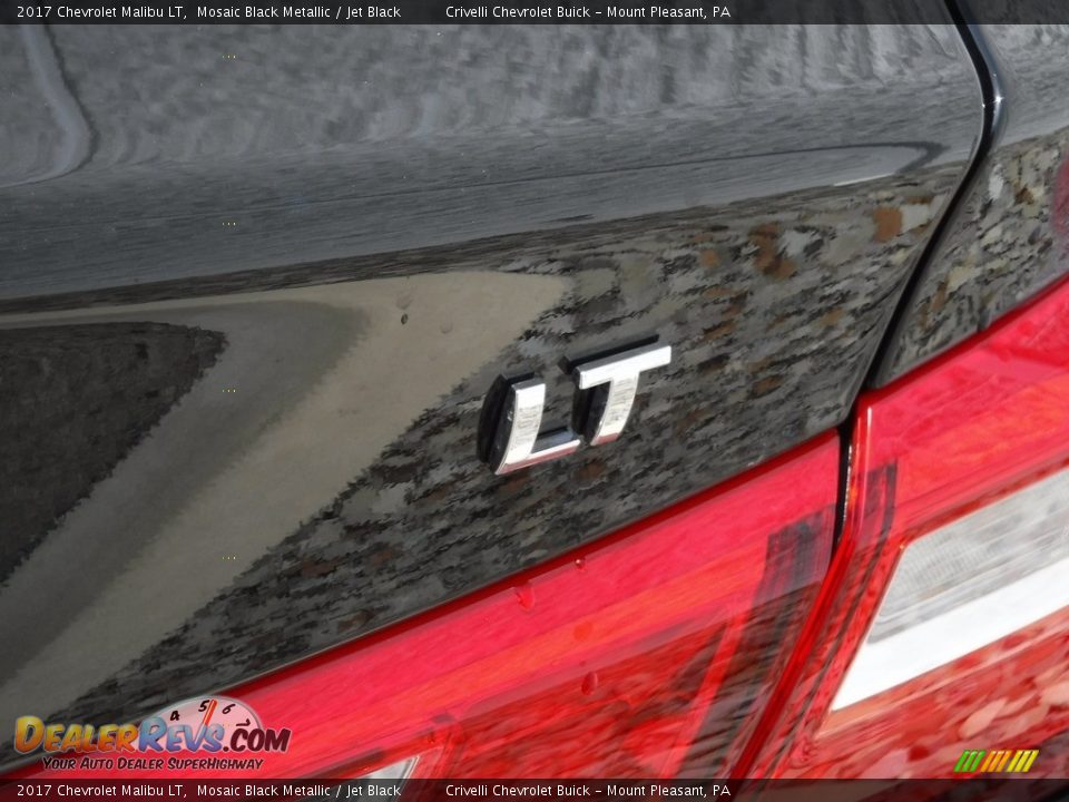 2017 Chevrolet Malibu LT Mosaic Black Metallic / Jet Black Photo #8