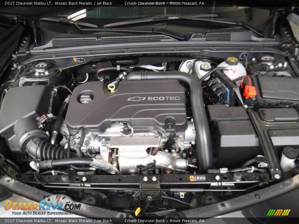 2017 Chevrolet Malibu LT Mosaic Black Metallic / Jet Black Photo #10