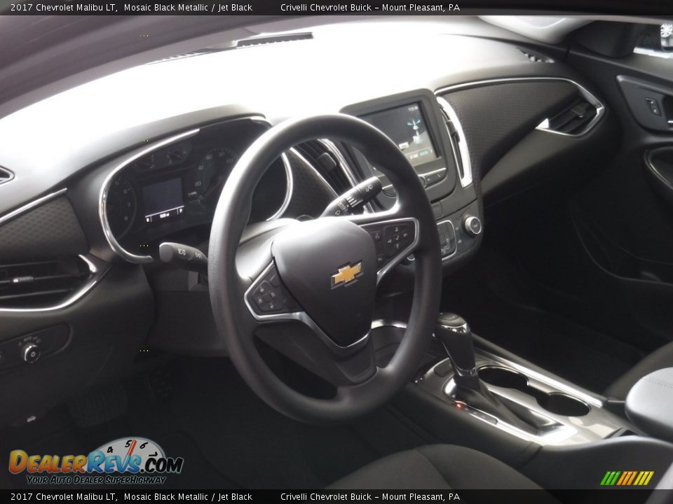 2017 Chevrolet Malibu LT Mosaic Black Metallic / Jet Black Photo #12