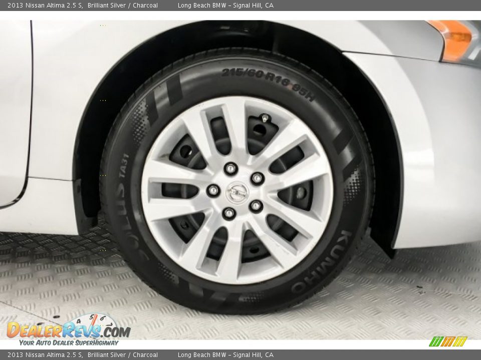 2013 Nissan Altima 2.5 S Brilliant Silver / Charcoal Photo #8