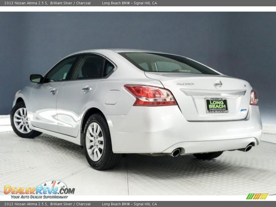 2013 Nissan Altima 2.5 S Brilliant Silver / Charcoal Photo #10