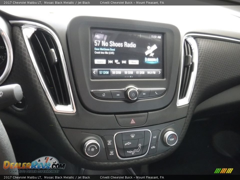 2017 Chevrolet Malibu LT Mosaic Black Metallic / Jet Black Photo #15