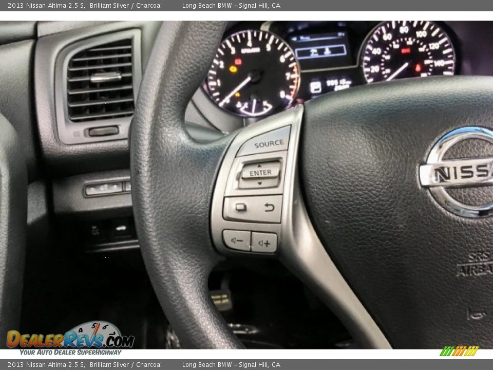 2013 Nissan Altima 2.5 S Brilliant Silver / Charcoal Photo #14