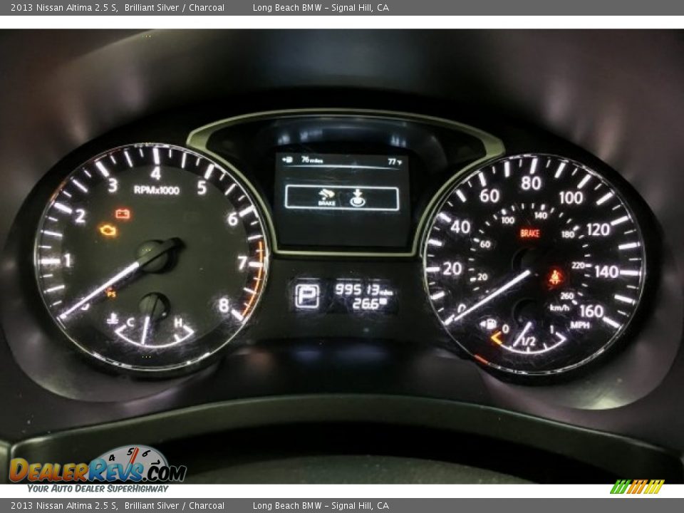 2013 Nissan Altima 2.5 S Brilliant Silver / Charcoal Photo #17