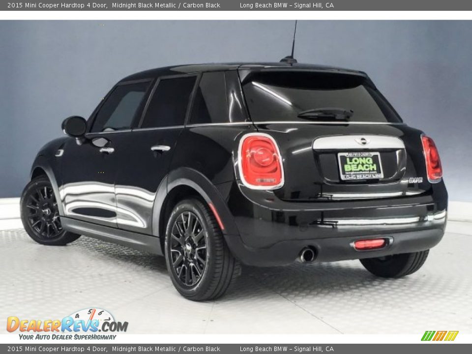 2015 Mini Cooper Hardtop 4 Door Midnight Black Metallic / Carbon Black Photo #10