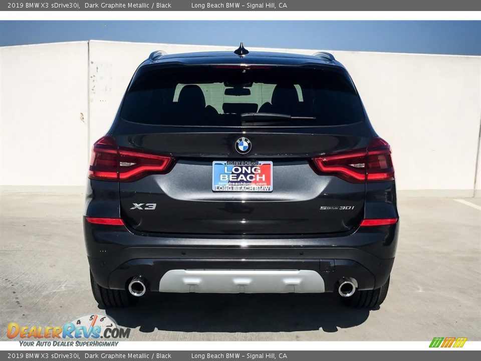 2019 BMW X3 sDrive30i Dark Graphite Metallic / Black Photo #4