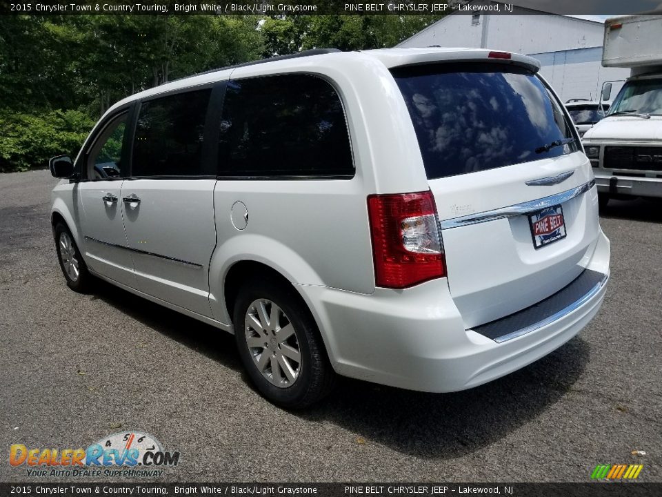 2015 Chrysler Town & Country Touring Bright White / Black/Light Graystone Photo #2