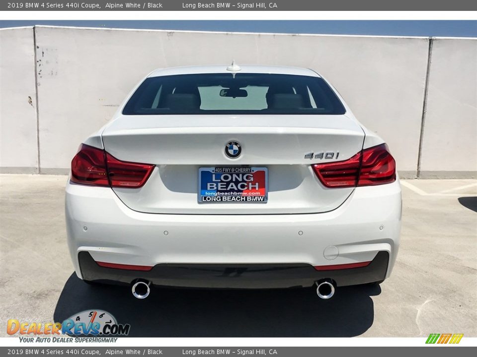 2019 BMW 4 Series 440i Coupe Alpine White / Black Photo #4