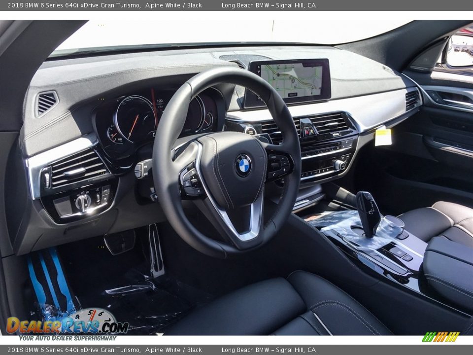 2018 BMW 6 Series 640i xDrive Gran Turismo Alpine White / Black Photo #5