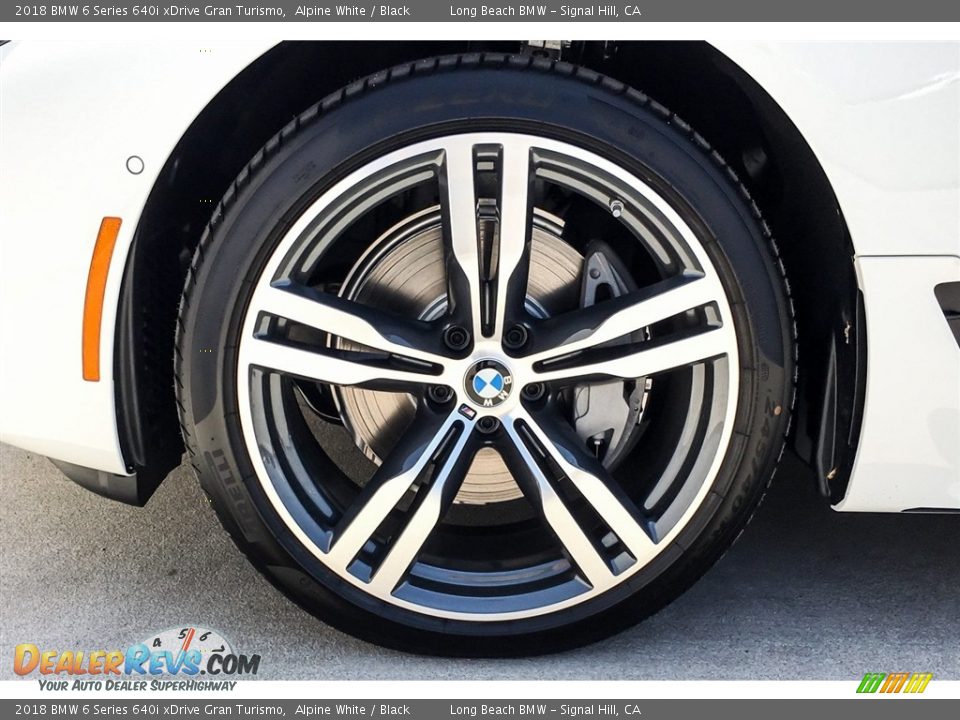 2018 BMW 6 Series 640i xDrive Gran Turismo Alpine White / Black Photo #9