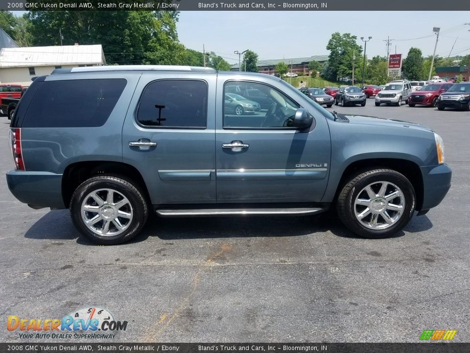 2008 GMC Yukon Denali AWD Stealth Gray Metallic / Ebony Photo #8