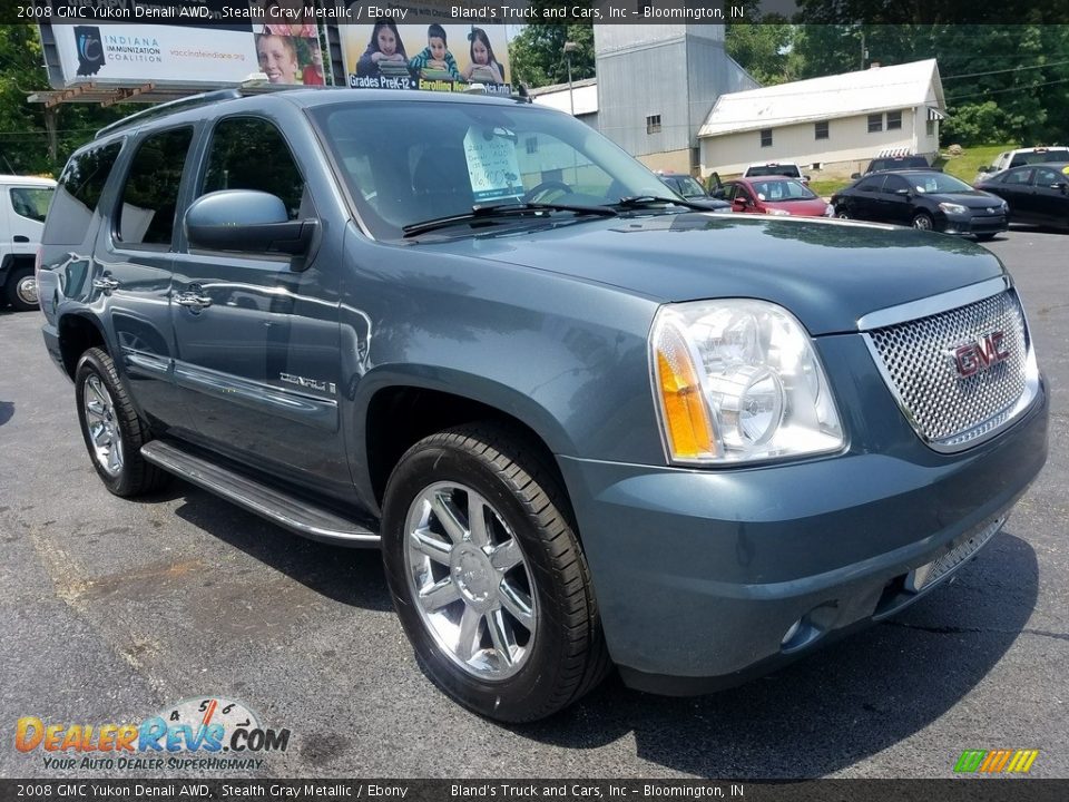 2008 GMC Yukon Denali AWD Stealth Gray Metallic / Ebony Photo #10
