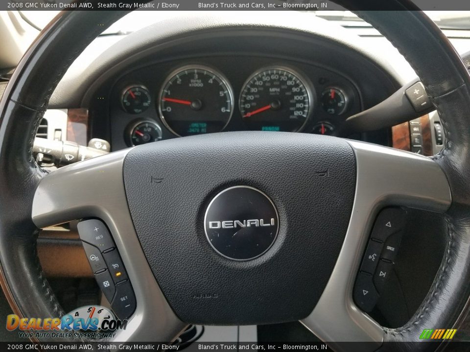 2008 GMC Yukon Denali AWD Stealth Gray Metallic / Ebony Photo #22