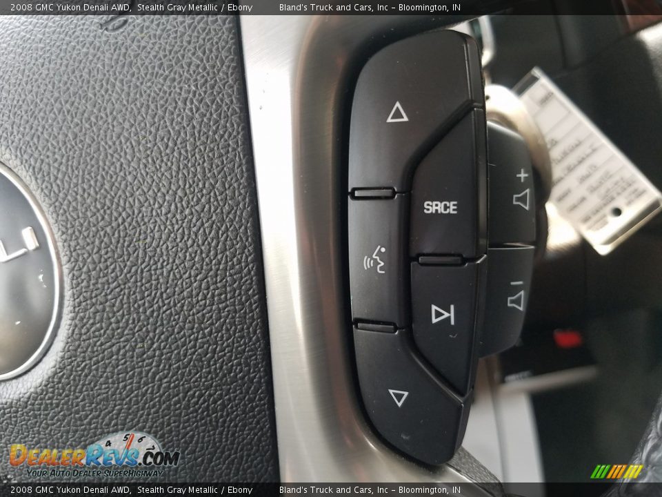 2008 GMC Yukon Denali AWD Stealth Gray Metallic / Ebony Photo #24